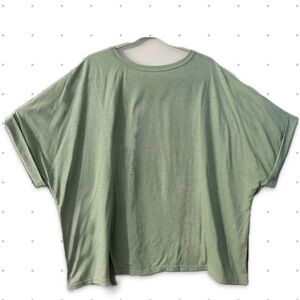 Amazon Light Green Short Sleeve Women's Tee